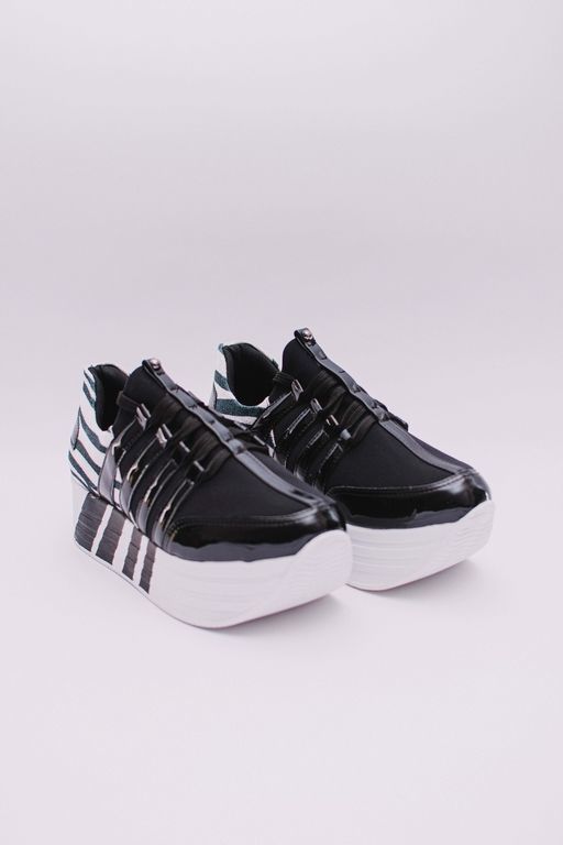 Sneaker Plat negro 39