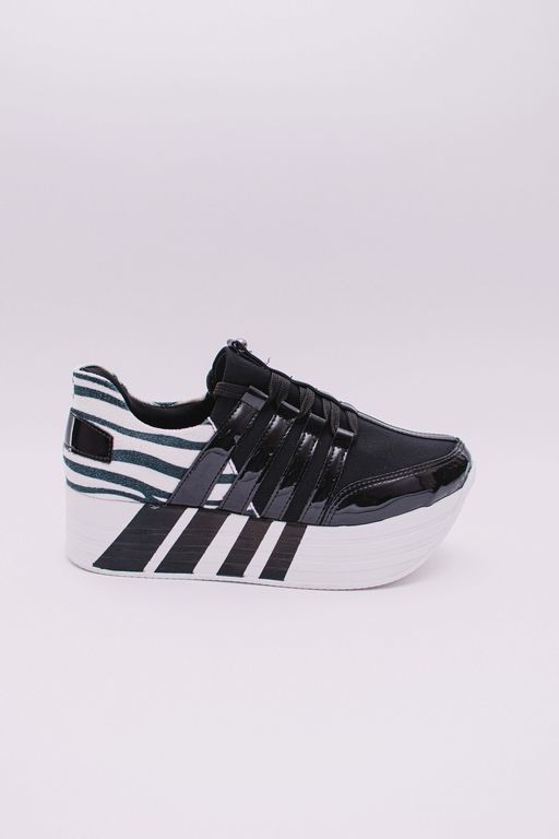 Sneaker Plat negro 39