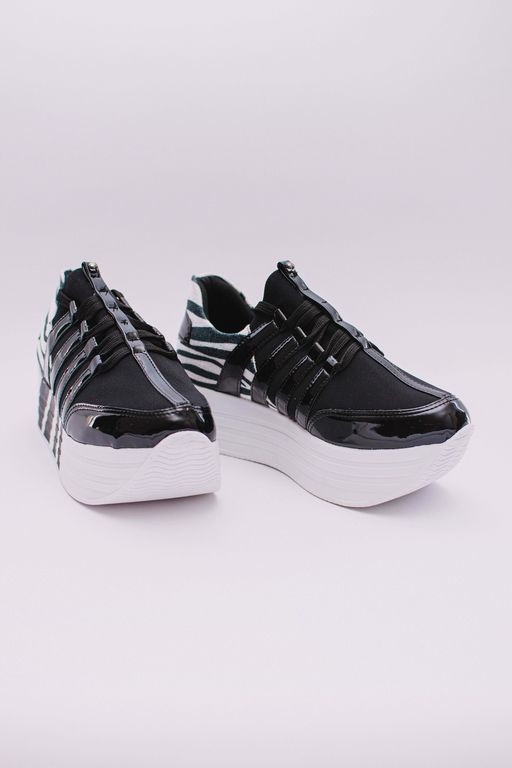 Sneaker Plat negro 40